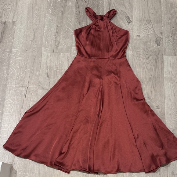Gal Meets Glam Rust halter dress - Picture 1 of 3